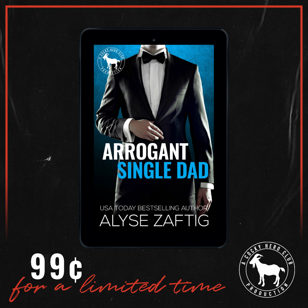 #99c #SALE #KU “plenty of witty banter and lots of sizzling chemistry… I highly recommend you one click this gem” Arrogant Single Dad by Alyse Zaftig @CockyClub amzn.to/3VLxpSv