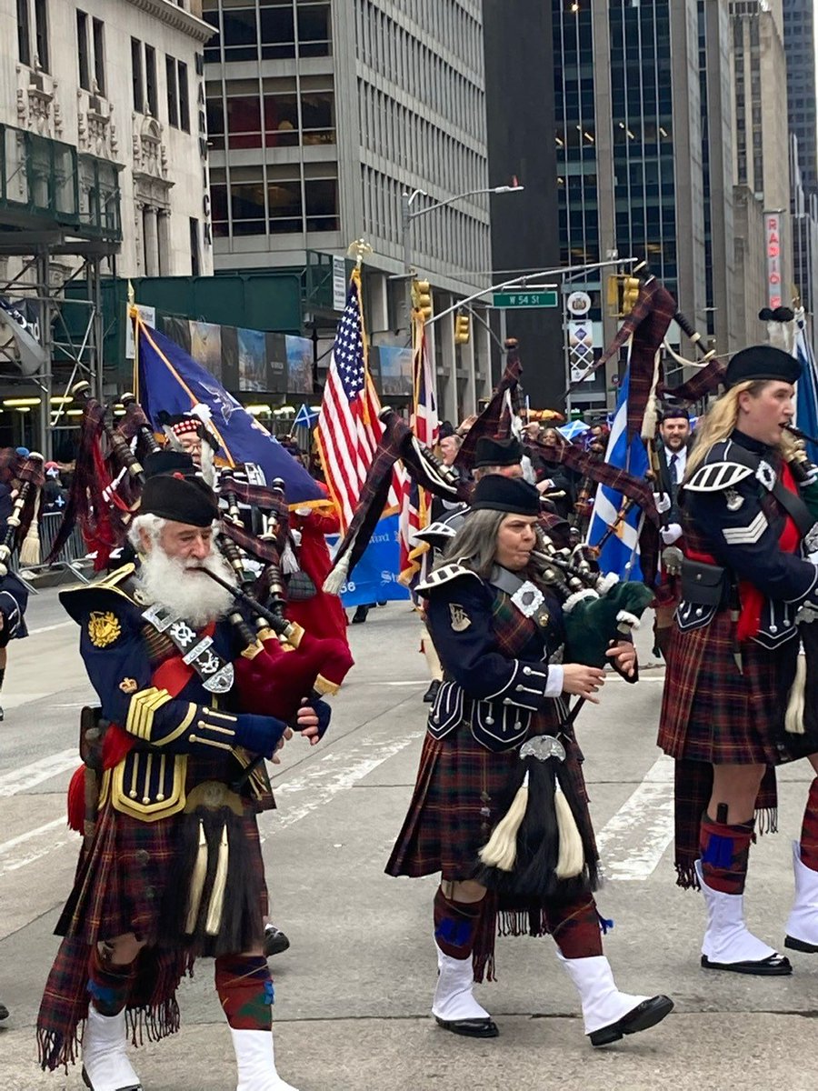 A wonderful Tartan Day Parade, led by Grand Marshal Dougray Scott, highlighting the cultural and historical ties between the people of Scotland and those of the US, Canada and beyond. Great to see so many thousands out in New York today celebrating our shared heritage.