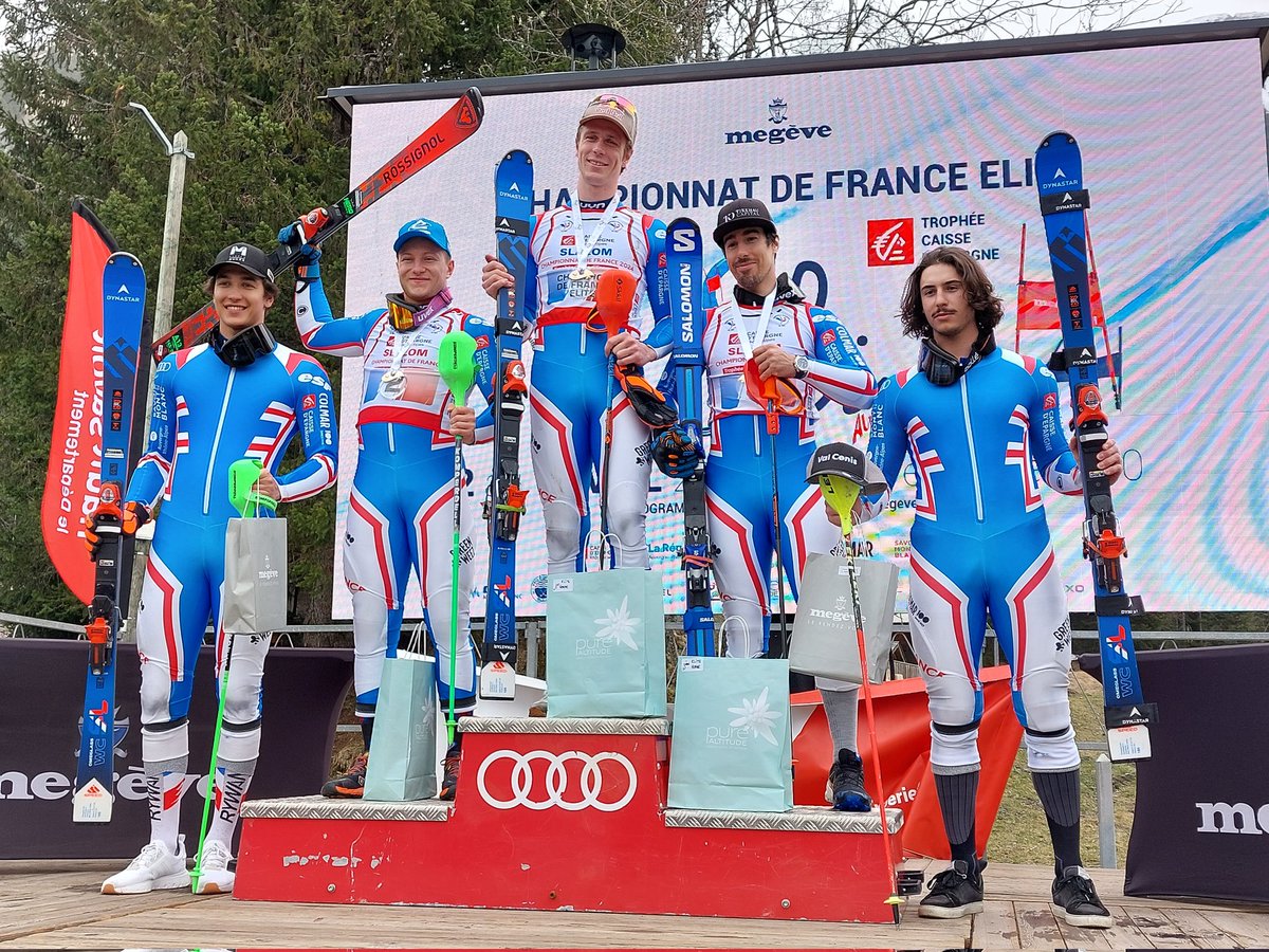 🇨🇵🎖🎖🎖🎖🎖 Cinquième titre national en slalom pour Clément Noël
