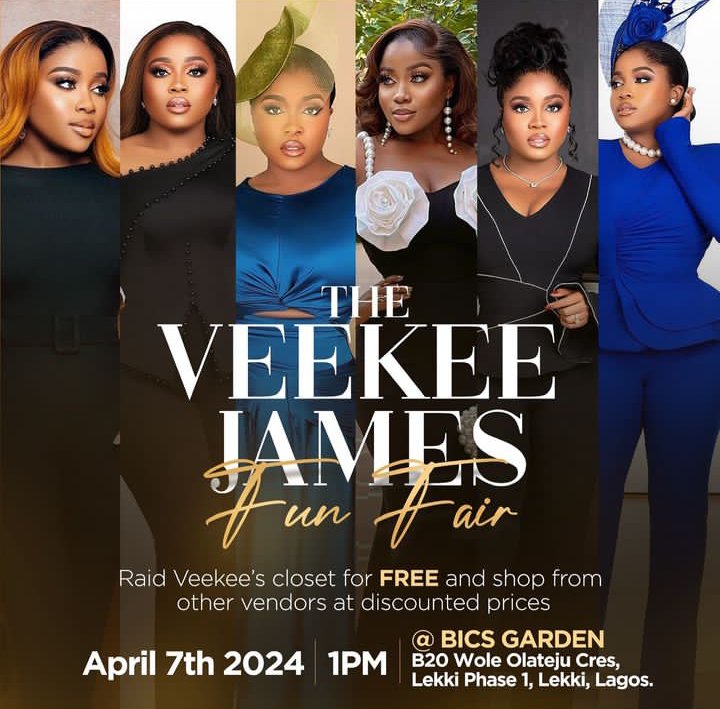 It's less than 1hr to the Veekeejames Fashion Funfair. 

Comment '🔥' if you'll be attending
#veekeejames #fashioninspo #fashiontrends2024 #femalefashion
