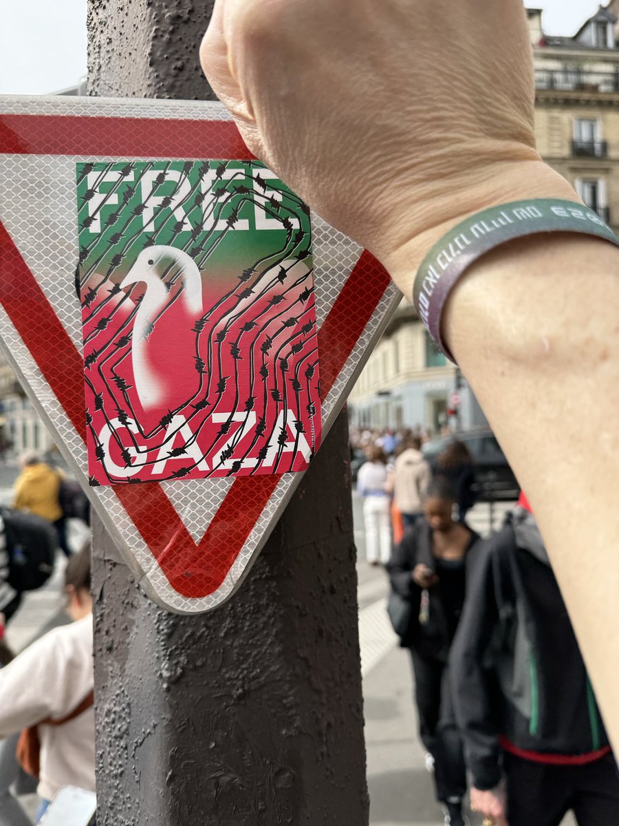 Free the hostages! Remember how this started. Freeing the hostages and Hamas surrendering equals no more war. And a reminder that Israel left Gaza almost 20 years ago. #Paris #France #BringThemHomeNow #NovaFestival #Nova #BelieveIsraeliWomen #MeToo #MeTooUnlessUrAJew @Israel