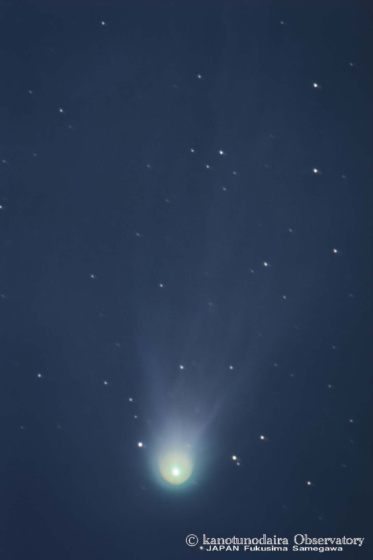 バーストしたポン・ブルクス彗星 鹿角平天文台通信