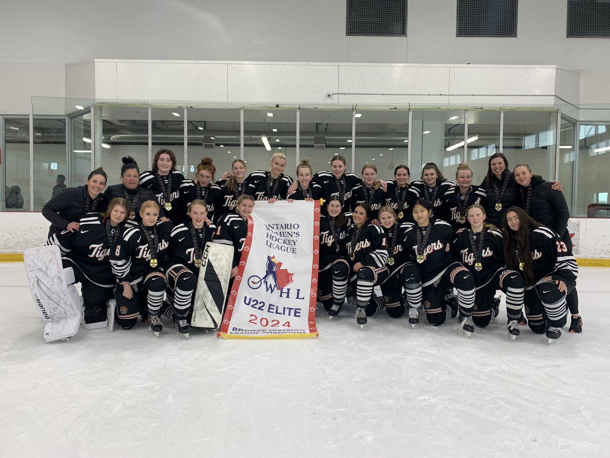 2024 Ontario Women’s Hockey League CHAMPIONS‼️ Congratulations to Prep Girls Hockey on capturing the OWHL U22 Elite League Bronze Division!