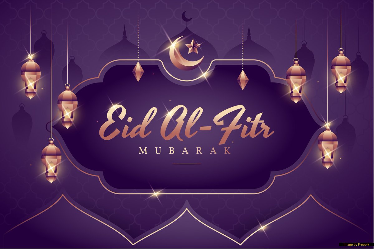 Sending warmest wishes to #OurImperial community, students, staff, project partners and collaborators around the world celebrating #EidAlFitr! 🌙 May this joyous occasion bring you peace, love, and happiness.

@OkMatar @ImperialChemEng @imperialcollege
#EidMubarak #EidUlFitr