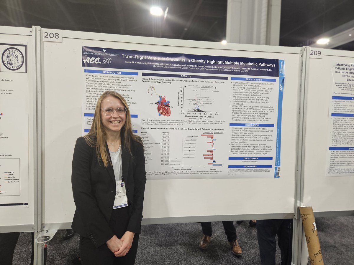 2) @HKnaussMD presenting her work examining the associations of trans-RV metabolite gradients in individuals with obesity with cardiometabolic risk factors and PH.