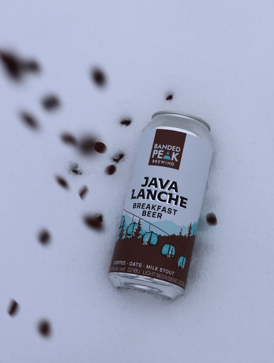 Javalanche season is almost over - we've got a limited number of 4-packs left in the taproom to stock up before the snow is officially gone. ☕🍻 #CraftedForAdventure