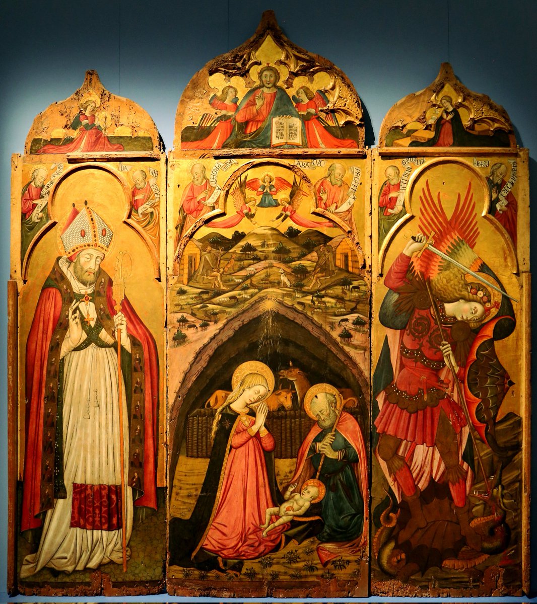 Giovanni da Gaeta - The Nativity and Saints. 1460 - 1470
