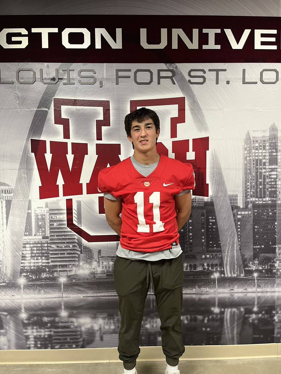 Nick Zwicker (@zwickernick) on Twitter photo Had a great time at WashU on Friday.
Thanks <a href="/CoachAaronKeen/">Aaron Keen</a> and <a href="/MuellerFBCoach/">Scott Mueller</a> for the Junior Day Invite! <a href="/JBSFootball/">JBSFootball</a> <a href="/Coach_M_Rodgers/">Marty Rodgers</a> Had a great time at WashU on Friday.
Thanks <a href="/CoachAaronKeen/">Aaron Keen</a> and <a href="/MuellerFBCoach/">Scott Mueller</a> for the Junior Day Invite! <a href="/JBSFootball/">JBSFootball</a> <a href="/Coach_M_Rodgers/">Marty Rodgers</a>