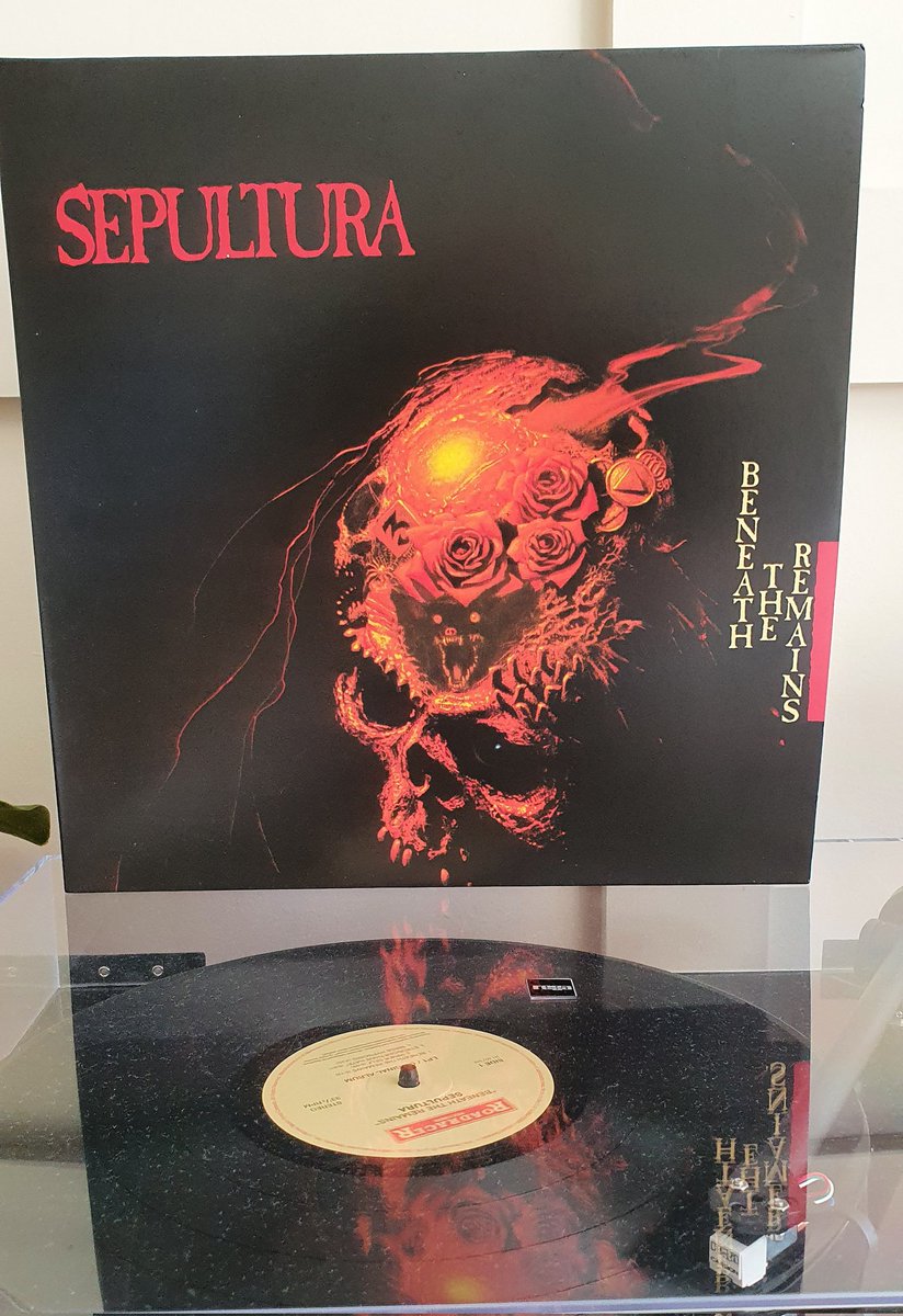 #nowspinning #Sepultura #BeneathTheRemains #thrashmetal #vinylcollection 

35th anniversary spin