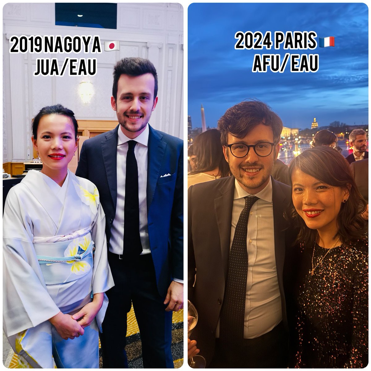 #EAU24 ✈️Time flies… ❤️With @UroMoschini 🇯🇵First met in Tokyo, then became friends. 🌍Evolving each in Italy @SanRaffaeleMI & France @Sorbonne_Univ_ 🇫🇷Now gathered 5 years later in Paris 🙏Thanks to @Uroweb @AFUrologie ✨The magic offered by #urology @EAUYAUrology