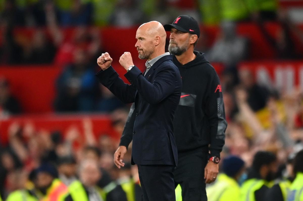 Let's be honest. Liverpool are pretty shite individually. Fair play to Klopp for making them cohesive &amp; competitive for so long but I expect a huge drop-off next season. That felt like 2 points dropped.

Anyway just to remind everyone

Ten Hag VS Klopp

Played: 5
Ten Hag: 2