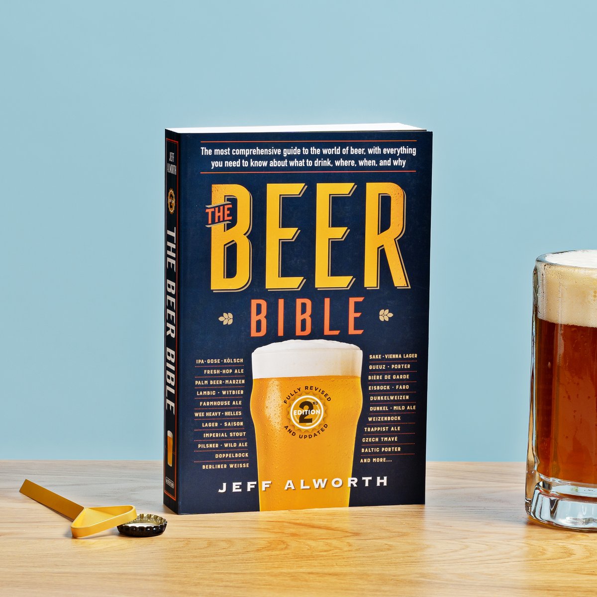 Whether you’re a certified #beer drinker or a casual sipper, THE BEER BIBLE by Jeff Alworth (@Beervana) is the comprehensive guide with everything you need to know about what to drink, where, when and why Cheers to #NationalBeerDay and being the best educated drinker at the bar!