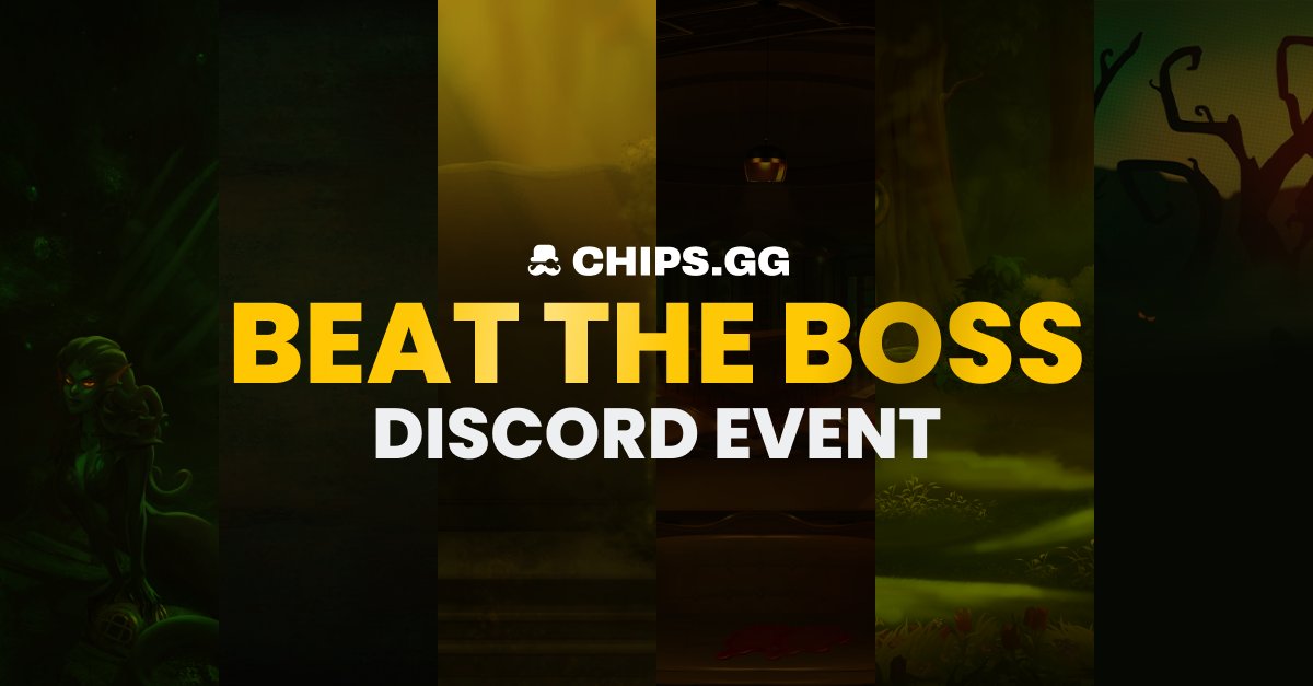 Chips Beat The Boss Discord Event is in 30 minutes! ⏲️ Tune in to the official chips discord to be eligible for over $250+ in prizes and rewards!🎁 Make a slot call during the event, we are starting with $1,000 balance!