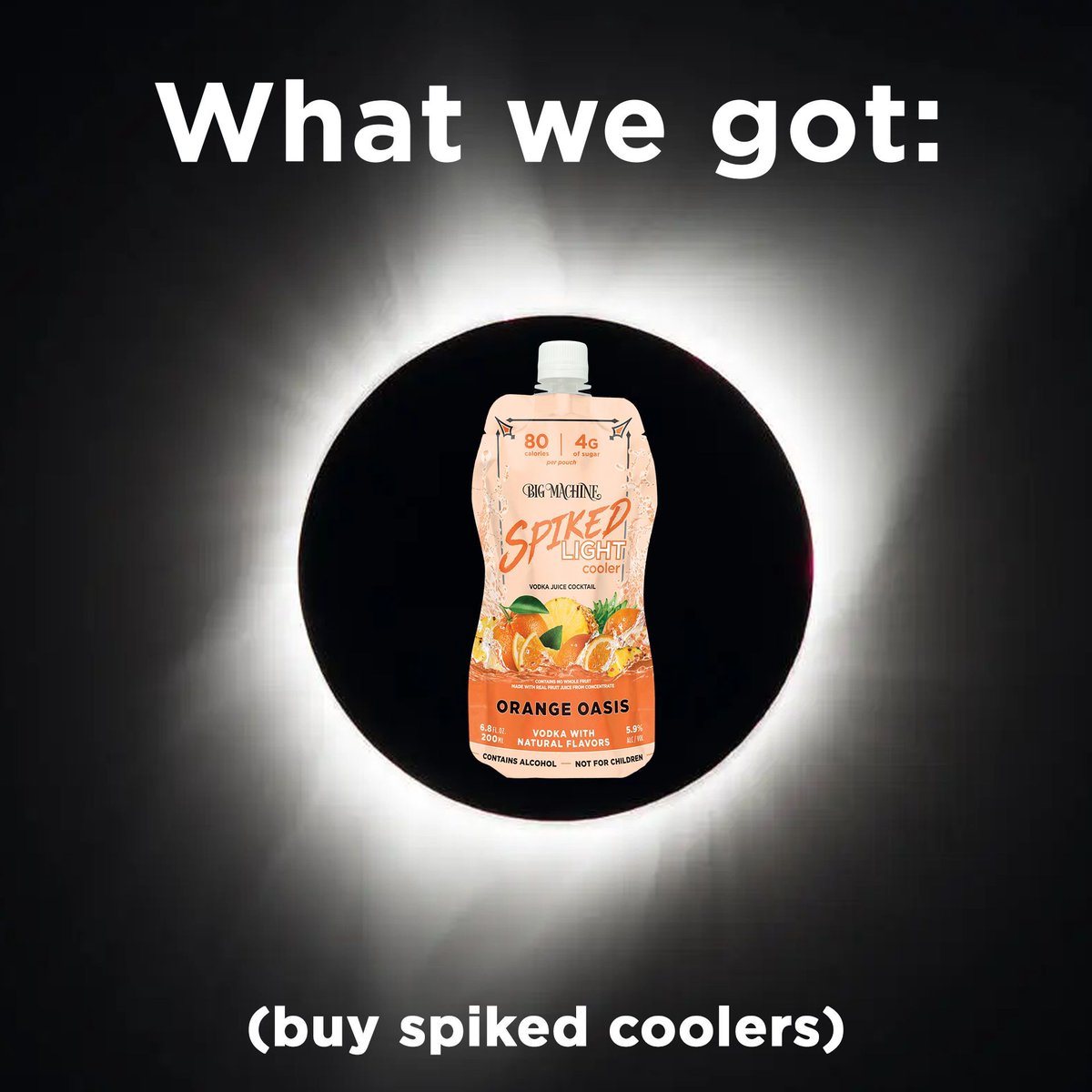 😅Flashback to the 2017 eclipse (we weren't even born yet, but still kinda cool) 🏷️ #spikedcoolers #cocktails #cocktail