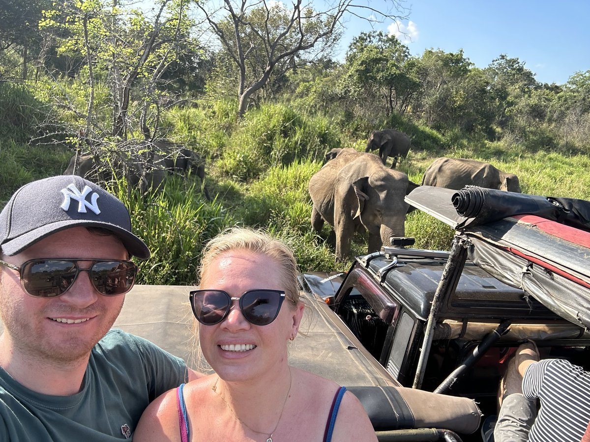 Sri Lanka is pretty nice ❤️🐘 - and this is only the best selfie from each day so far… we are in day 3 and have already had the most amazing experiences! (Always great travelling with @MarkBrattTravel thanks @ScottHaddenMCIM)