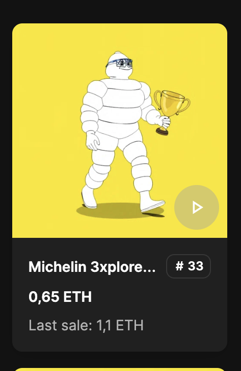 Steal of a century – NFT #33! Now just 0.65 ETH, a drop from 1.1 ETH.

Exclusive style, rare Vision glasses – a true collector's gem.

This is more than an NFT; it's a goldmine. Seize it now, or miss out forever!

@Michelin3xplore 

#RareNFTs #ETH #NFTs