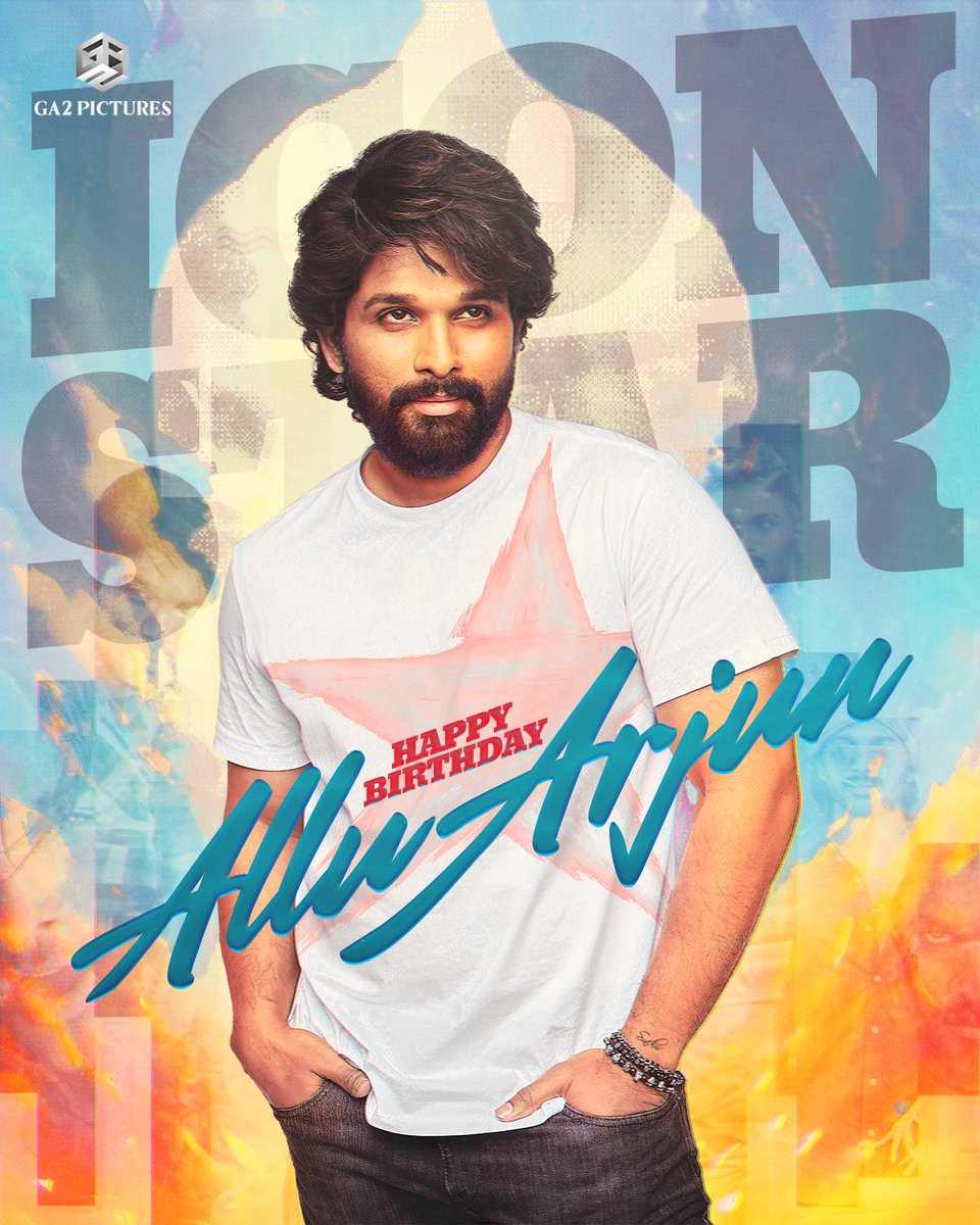 Birthday Wishes to National Award Winning Actor and our very own Icon stAAr @AlluArjun ❤️‍🔥🎉 He is ready to RULE with #Pushpa2TheRule. All the best for all your upcoming endeavors 🤗 #HappyBirthdayAlluArjun💥