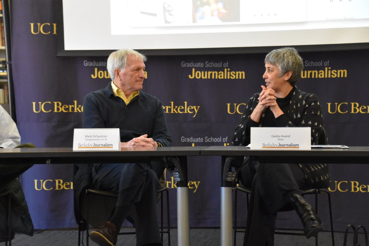 In Congress, I’ve introduced legislation to protect local journalism & this week I heard from students and faculty @ucbsoj. We talked about the support they need to continue their work, which is vital to our democracy and how we can work together to save local news.