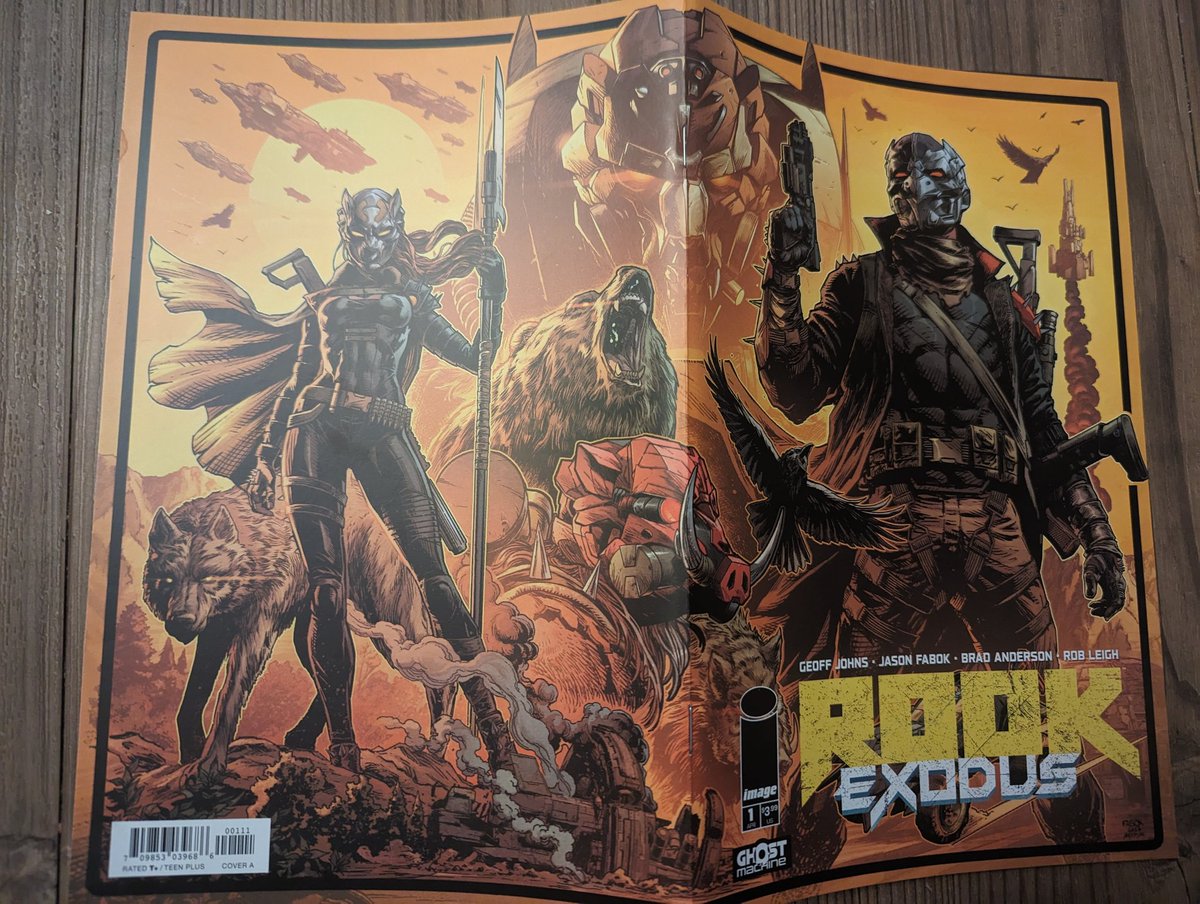 NEW COMICS - Out of the currently released #GhostMachine comic books, #RookExodus is the most visually interesting one out of the batch.