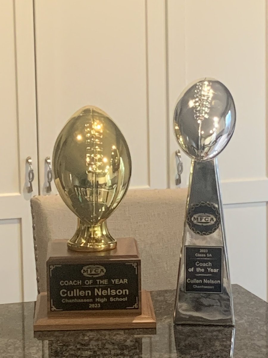 Still filled with emotions today. A year to the day that my mom passed away, so rewarding to have @chanstormfb #Team15 & our community recognized by @mfca_now. These awards are a reflection of so many people’s investment & support over the years⛈️🏈💪 #Blessed #Grateful