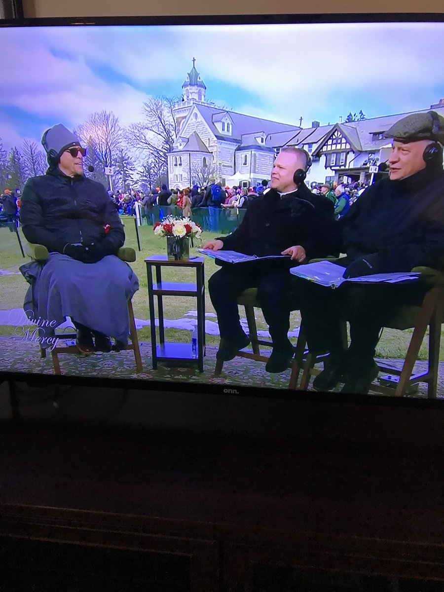 Jim Wahlberg on the Divine Mercy Show on EWTN now.📿🙏💕
