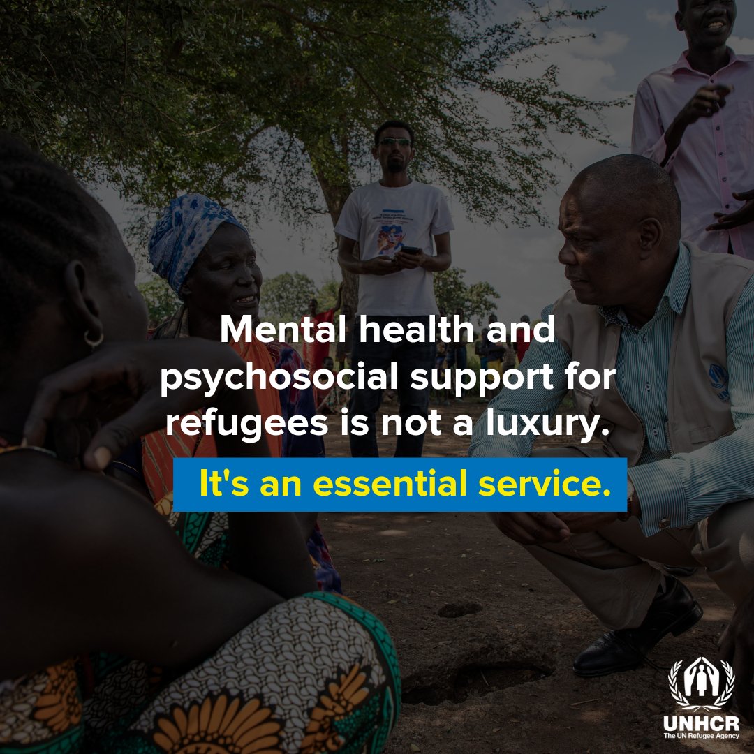 1 in 2 adult #refugees in 🇪🇹have experienced mental health problems in the last 6 months. 1 in 3 children have experienced mental distress related to their displacement. On #WorldHealthDay, let's remember that mental health is not a luxury, but an essential service.