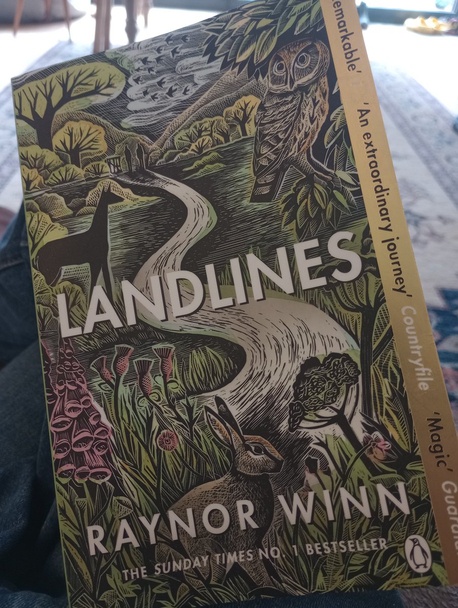 This week's read. Inspiring, hopeful, and astonishingly beautiful. It made me think of those famous words of Dylan Thomas. Rage, rage against the dying of the light. Thank you @raynor_winn