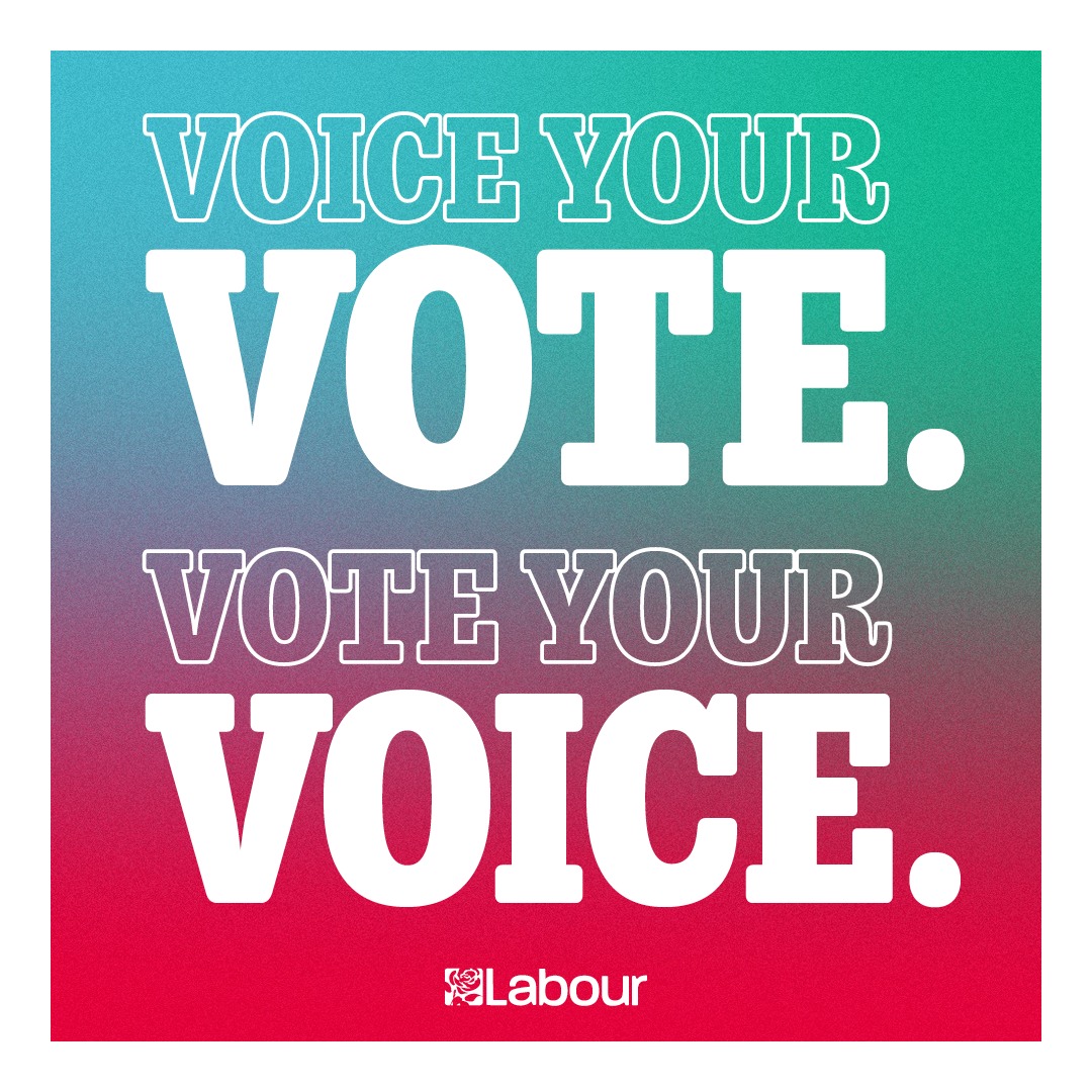 You can vote today until 10pm. Don't miss the chance to have your say. Find your local polling station here: iwillvote.org.uk Check what ID you need to bring here: openbritain.typeform.com/to/BBC4QUZ9 And you can hand any unsent postal vote in at any Crawley polling station.