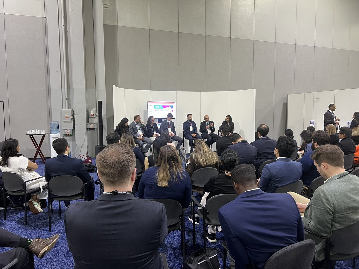 Mohamad Khattab (@mohak92) on Twitter photo More heat 🔥 happening here all day!
“Building Your Career in Academic Cardiovascular Medicine”
<a href="/StavrosStavrak1/">Stavros Stavrakis</a> <a href="/melsulistio/">Melanie S. Sulistio, MD</a> <a href="/ShashankSinhaMD/">Shashank Sinha, MD, MSc, FACC, FAHA, FHFSA</a> @ZainAsadEP <a href="/sonuabrahammd/">Sonu Abraham</a> <a href="/HJRyooAli/">Hyeon-Ju (HJ) Ali, MD</a> <a href="/MPAyers_MD/">Michael Parker Ayers, MD, FACC</a>
<a href="/ACCinTouch/">American College of Cardiology</a> #ACCFIT #ACC24 More heat 🔥 happening here all day!
“Building Your Career in Academic Cardiovascular Medicine”
<a href="/StavrosStavrak1/">Stavros Stavrakis</a> <a href="/melsulistio/">Melanie S. Sulistio, MD</a> <a href="/ShashankSinhaMD/">Shashank Sinha, MD, MSc, FACC, FAHA, FHFSA</a> @ZainAsadEP <a href="/sonuabrahammd/">Sonu Abraham</a> <a href="/HJRyooAli/">Hyeon-Ju (HJ) Ali, MD</a> <a href="/MPAyers_MD/">Michael Parker Ayers, MD, FACC</a>
<a href="/ACCinTouch/">American College of Cardiology</a> #ACCFIT #ACC24