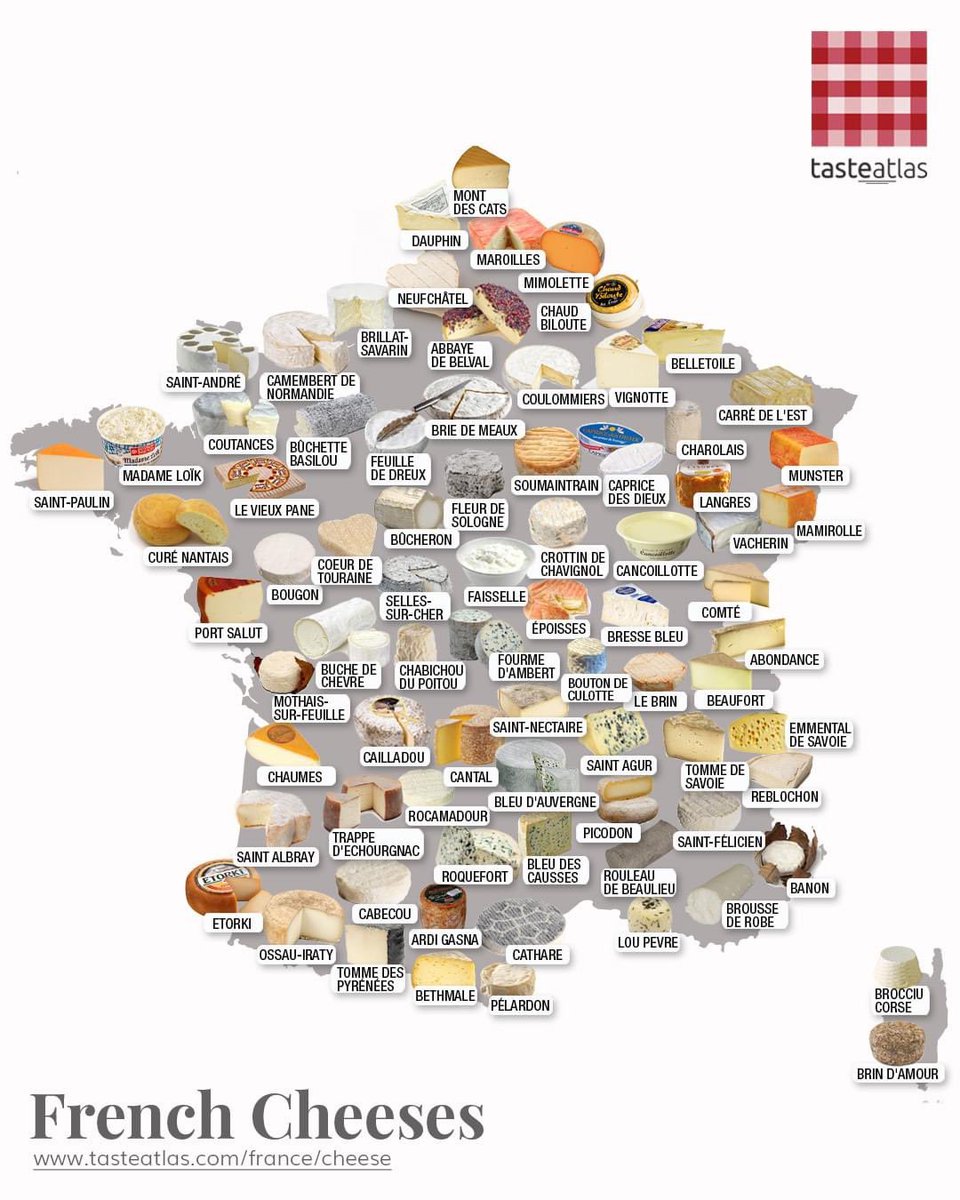 Learn more about the French cheeses: tasteatlas.com/best-rated-che…