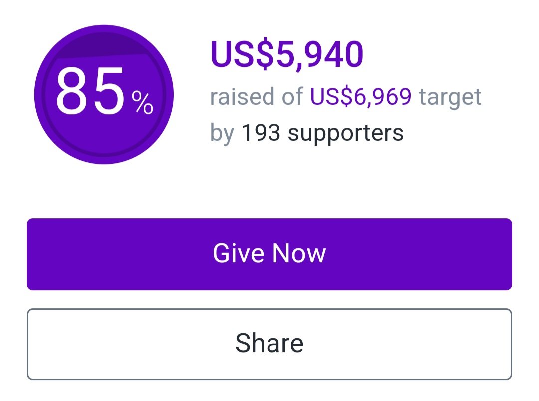 We are so close to $6K! Can we get four people to donate $15 today? Don't forget to send your receipt to @AyashiTetsuko to enter a draw for a tarot reading. (Remove your personal information.)