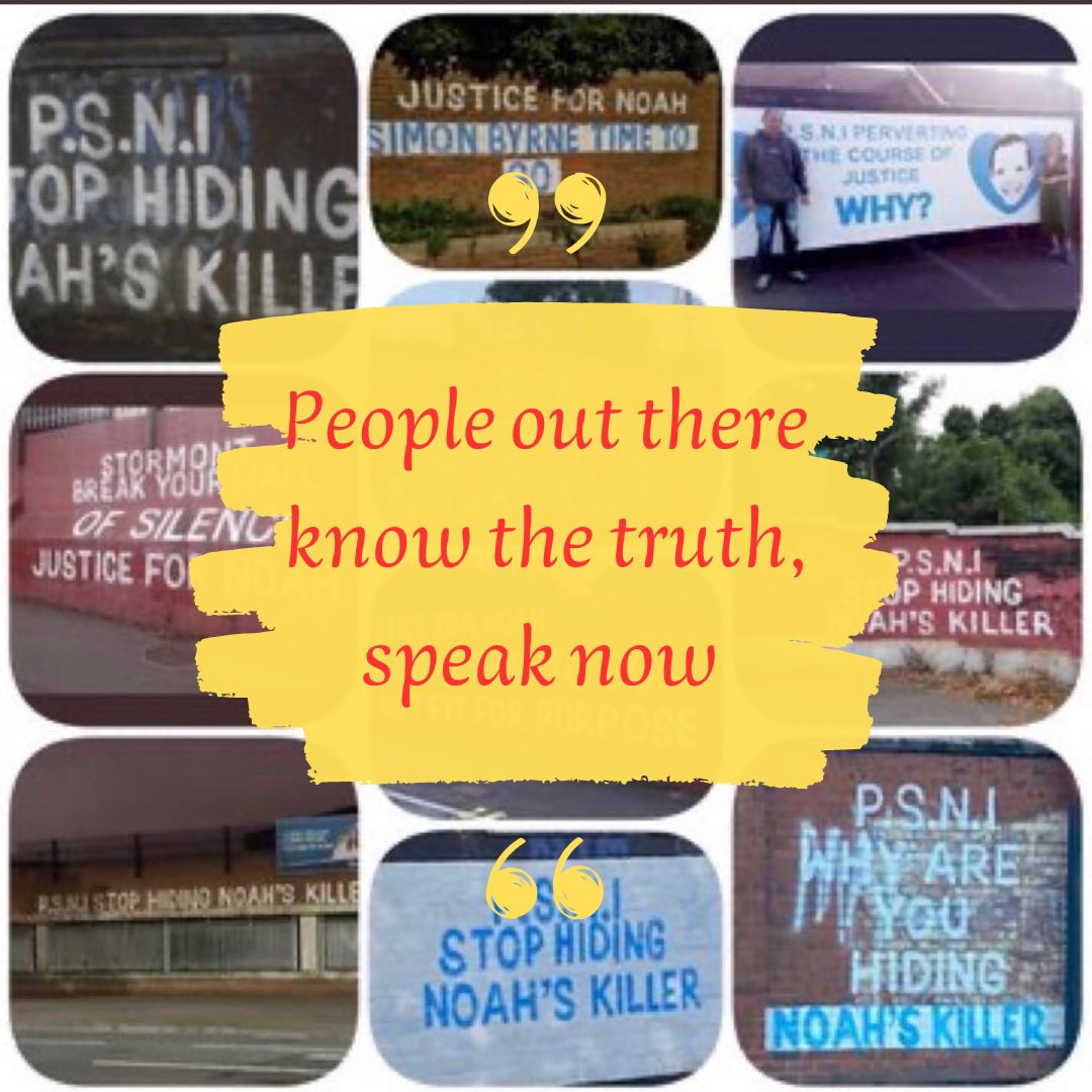 #RememberMyNoah💙 #NoahsArmy⚡ #Week198 #TwitterStormSunday1811 The PSNI know what happened Noah. They refuse to tell the truth. #CorruptionAndCollusion Make NO mistake.