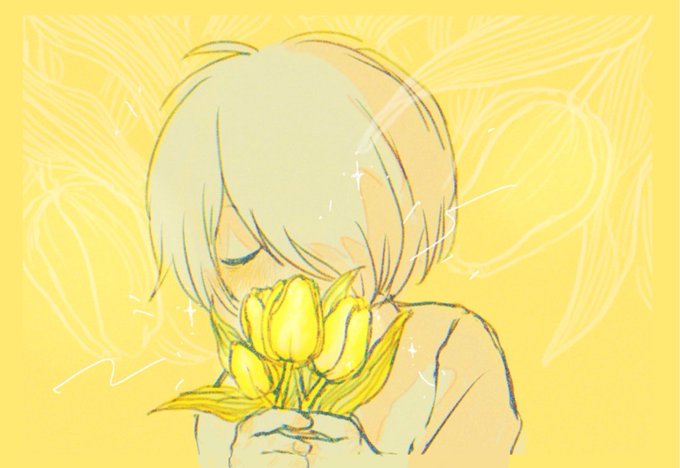 「flower yellow theme」 illustration images(Latest)