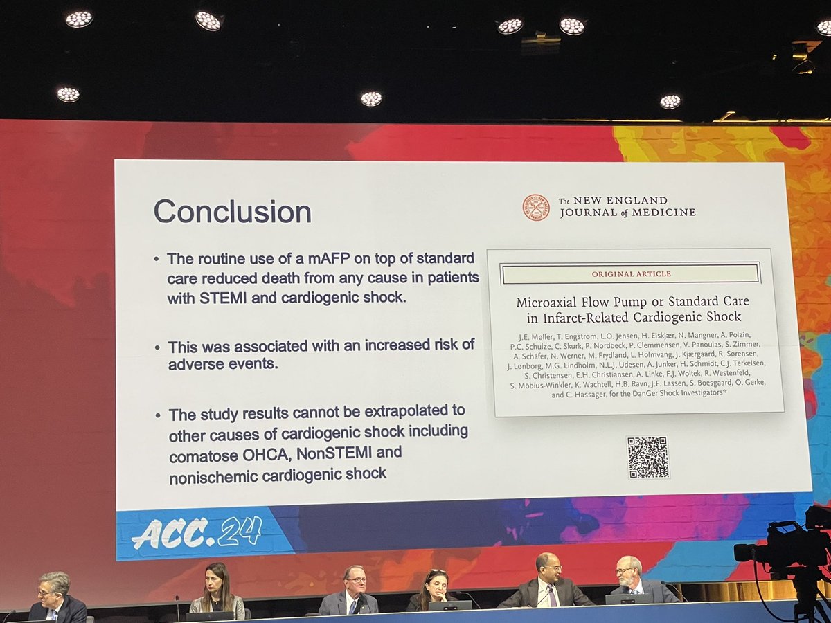 The results  #Dangershock are now available! I am thrilled to have worked at one of the participating sites. This marks a significant advancement in enhancing the management of cardiogenic shock complicating a STEMI.
#ACC24 
@NormanMangner