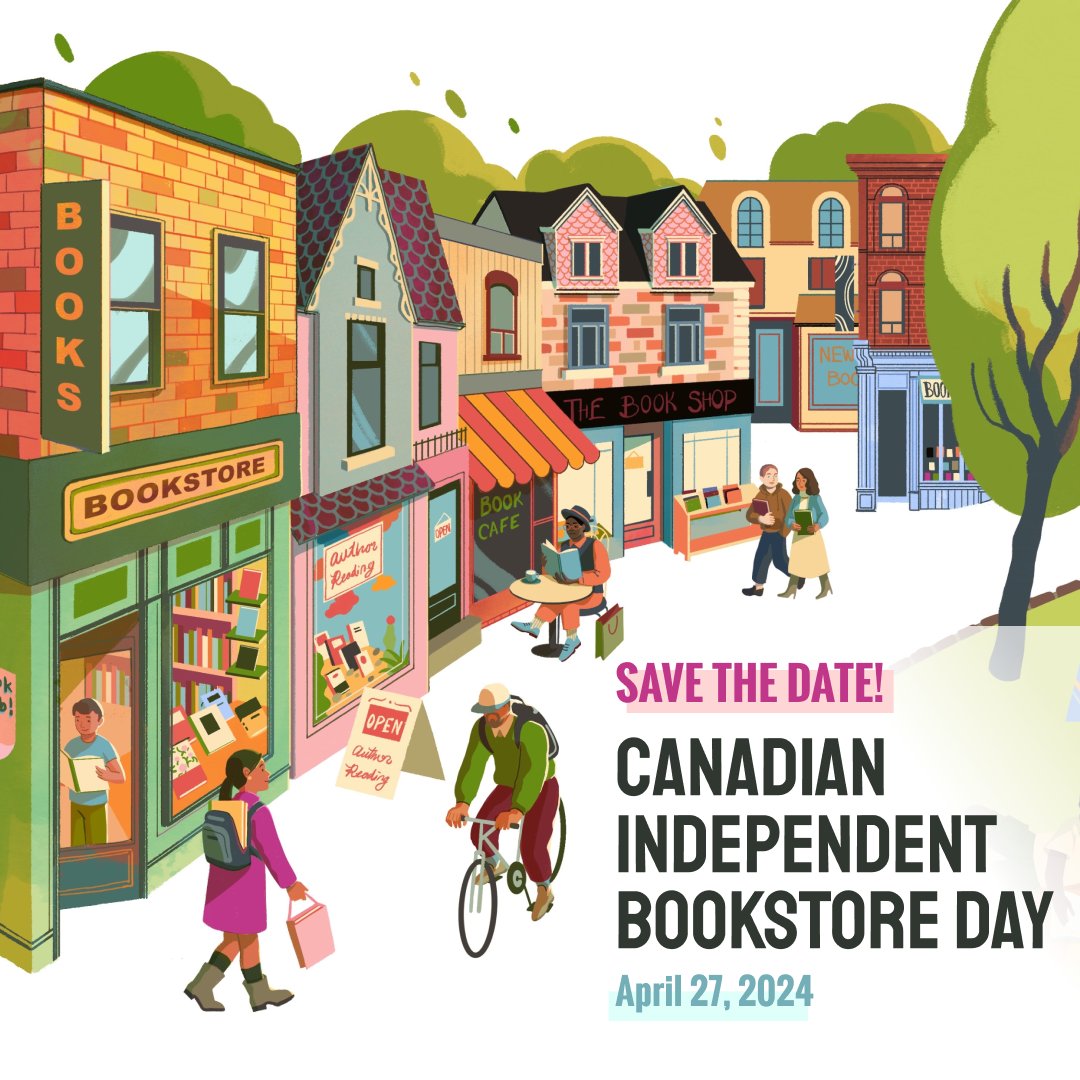 Save the Date! #IndieBookstoreDay is coming up at the end of the month. There will be games, discounts, free swag, gifts with purchase, and all sorts of other fun things. Come out, let us find you an incredible read, and celebrate independent bookstores with us! #CIBD #CIBA