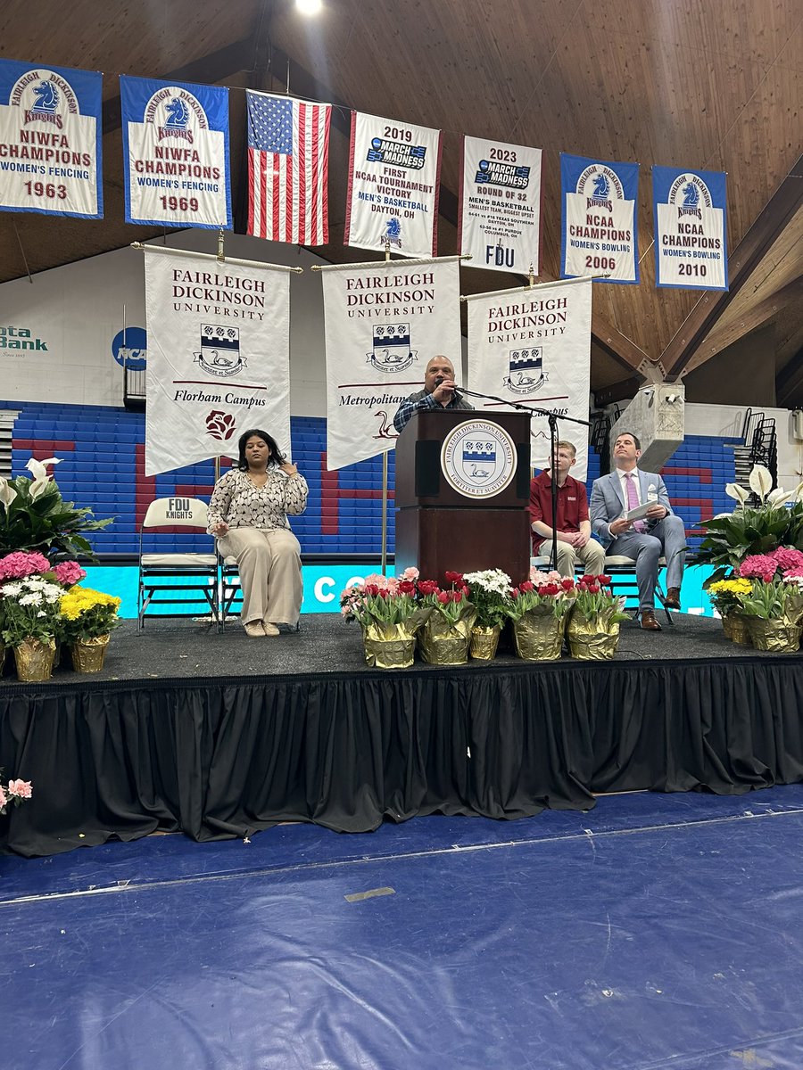 Packed house today at our admitted student event at Metro, and we got to hear from distinguished alumnus and radio personality Greg T, who shared his transformational FDU story with our prospective Class of 2028 students! @FDUWhatsNew