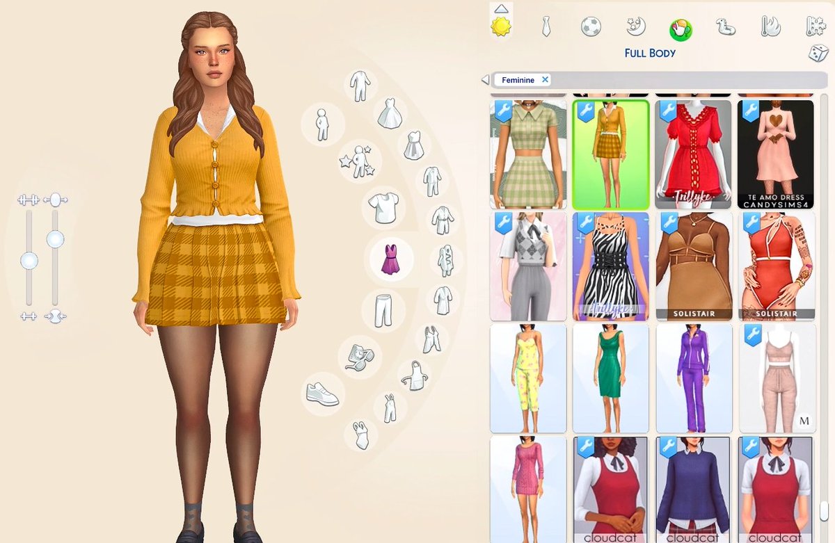 Okay y'all, I goofed while clearing some unused CC and accidentally deleted this full-body outfit.😭 I thought it was Trillyke since that's what surrounds it in my CAS catalog, but I just looked through their patreon and could find it.😥Is anyone familiar with this CC? #TheSims4