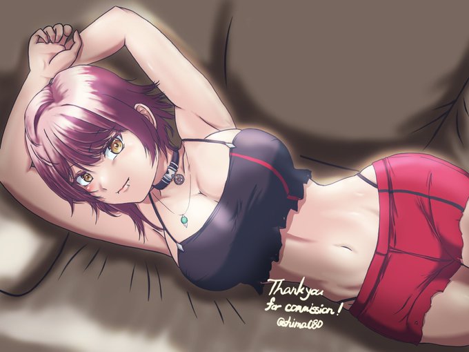 コミッションでVtuberのSaviiちゃんを描かせてもらいました。
何気に見た目が割と好みでリテイクを繰り返したのと、海外からのNSFW 依頼の加減が分からず時間かかってしまいましたw
依頼ありがとうございました。 