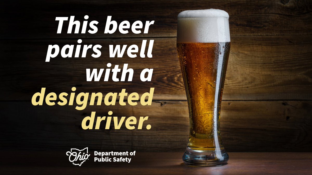 If you are celebrating #NationalBeerDay, be sure to arrange for a designated driver. #DriveSober or Get Pulled Over