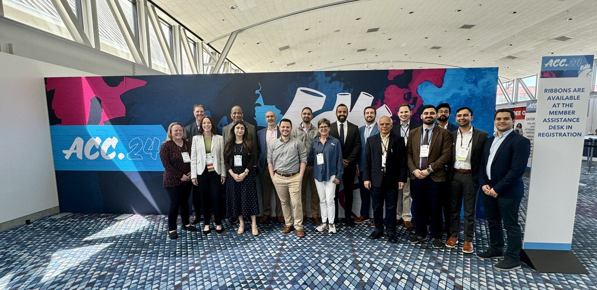 @ACCinTouch #ACC24 @MCGCardFellows It’s so great to be here, to learn about the latest treatments in heart disease, connect with friends, and colleagues.