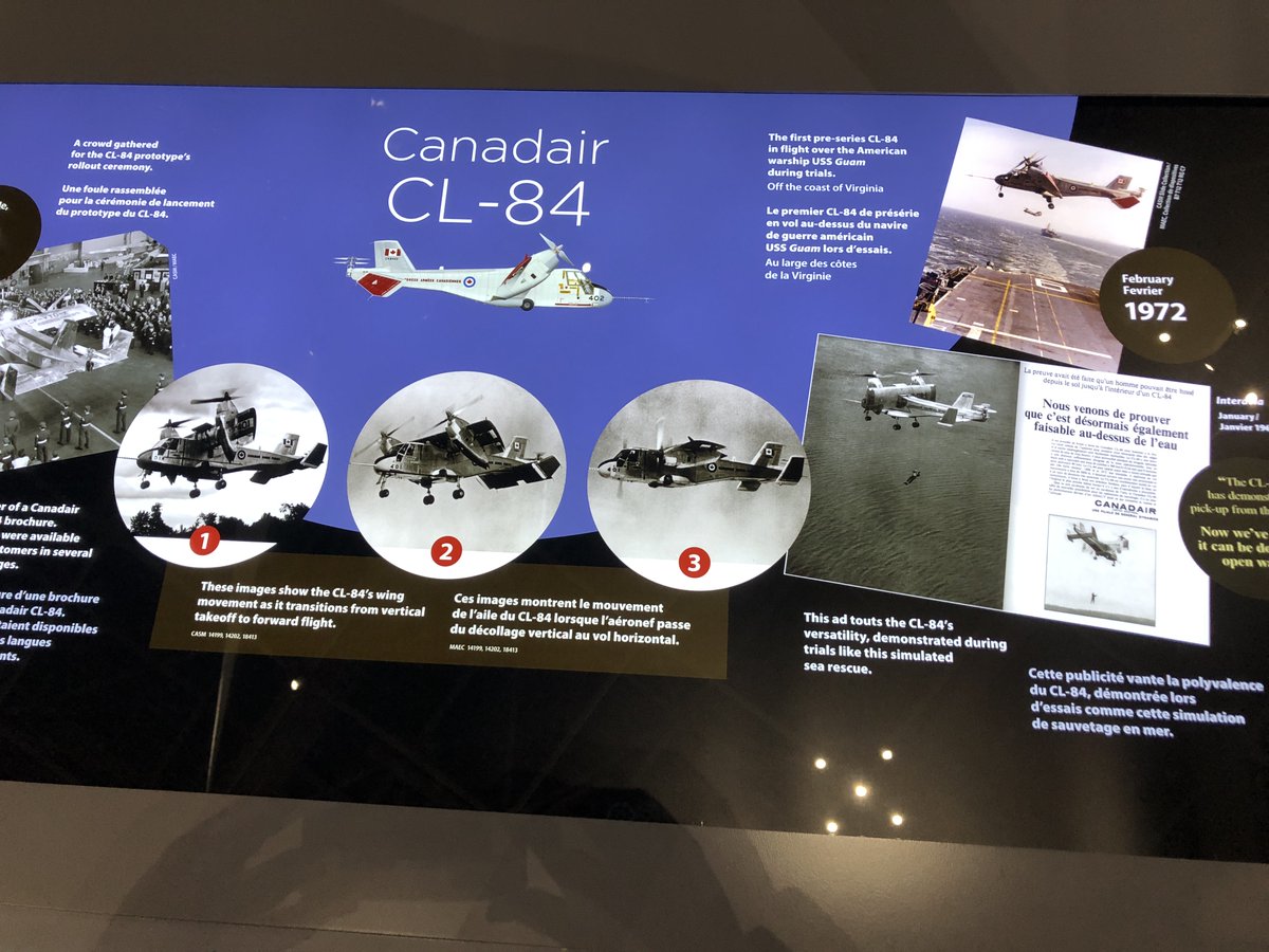Legendary Canadair CL-84 Tilt-Wing VTOL/STOL aircraft in perfect condition at Canadian Aviation and Space Museum in Ottawa.
#avgeek