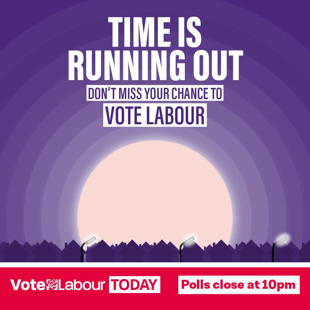 Last call! Polls close at 10pm today. Don't miss the chance to have your say. Find your local polling station here: iwillvote.org.uk Check what ID you need to bring here: openbritain.typeform.com/to/BBC4QUZ9