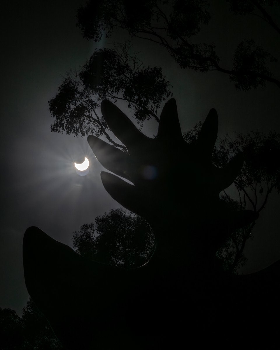 Tomorrow, April 8, we have a rare opportunity to see the only solar eclipse visible from the United States for the next 20 years! 🌒 If you are on campus during the eclipse, join us for on-campus eclipse viewing: bit.ly/3xgHIDU #SanDiego #SolarEclipse #UCSD