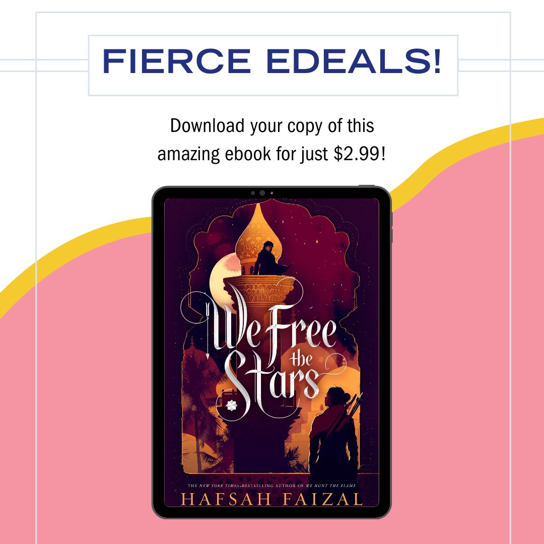 📢 Calling all Sands of Arawiya fans! 📢 Lush and striking, hopeful and devastating, WE FREE THE STARS is the conclusion to the Sands of Arawiya duology by New York Times–bestselling author @hafsahfaizal. Download the ebook now for only $2.99! bit.ly/3TLzah9