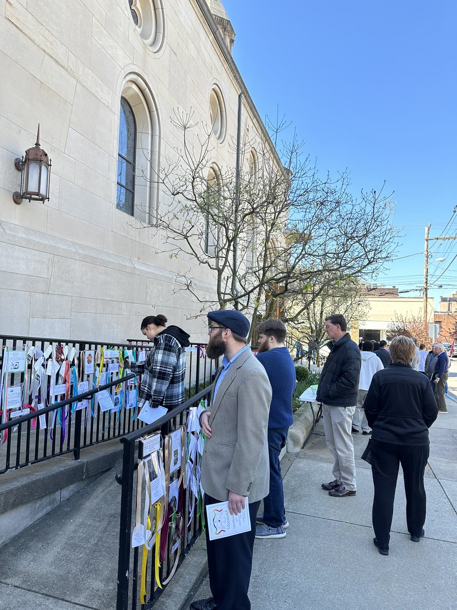 LOUDFence has come to Wheeling. We can feel the love from all of those who have prayed for us all over the world. Please continue to pray for survivors of sexual abuse, especially those abused in the Church. Thank you @ASobocki for all you’ve done to bring healing and love ❤️ 🕊️