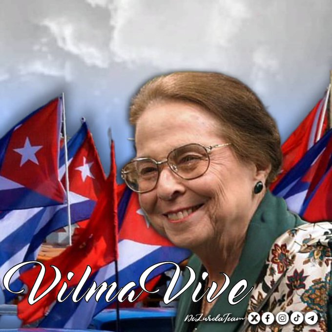 Ejemplo y presencia permanente. Eso es nuestra Eterna Vilma. #VilmaVive #LatirAvileño #MujeresEnRevolucion @FMC_Cuba @TeresaBoue @AlfreMenendez @alboradacubana @PartidoPCC @AsambleaCuba