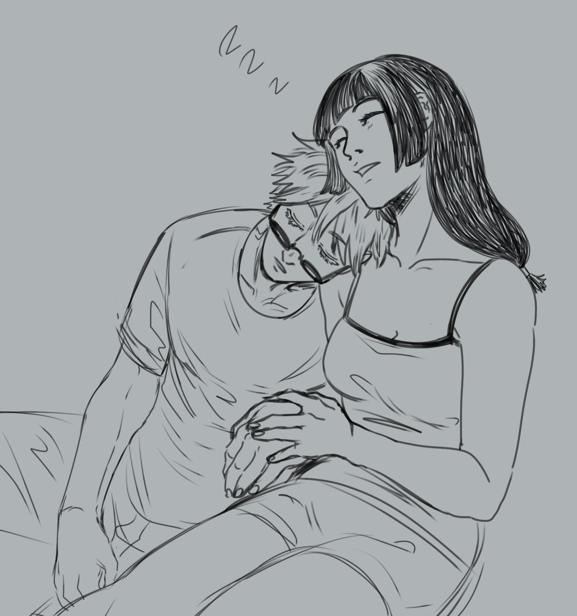 #gojohime doodle💤💤