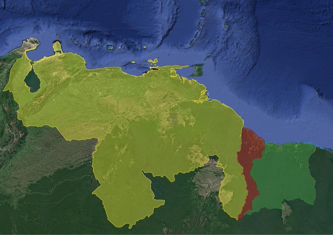 AntroCanal's tweet photo. Lo que hemos logrado.

La nación vecina obligada a crear campañas mediáticas para buscar mermar nuestra labor en publicar el verdadero mapa de Venezuela.

¿Se imaginan si, en vez de recibir críticas y señalamientos ideológicos por parte de algunos connacionales, nos uniéramos bajo un solo fin a favor de la integridad territorial de la Nación? #7Abr #MiMapa