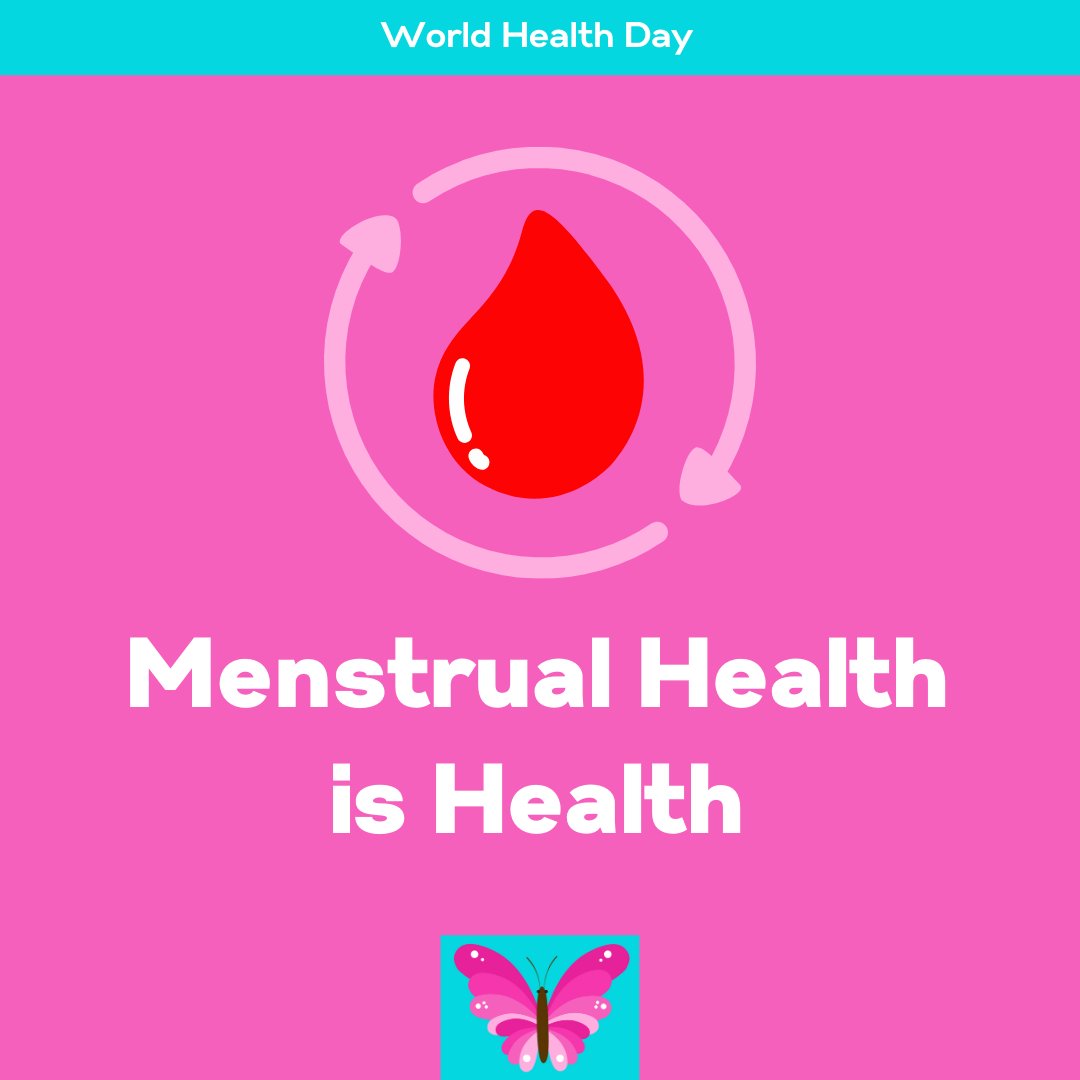 This #WorldHealthDay, we're here to remind you that menstrual health is health.

#MenstrualHealth #EndPeriodPoverty #EndPovertyPeriod #WorldHealthDay2024