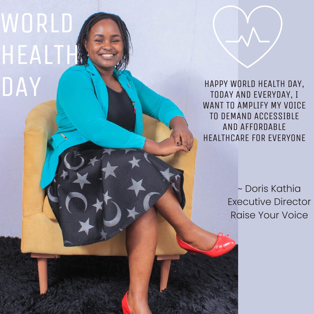 This #WorldHealthDay, join us in amplifying our voices  in demanding accessible and affordable healthcare for all.
#RaiseYourVoice